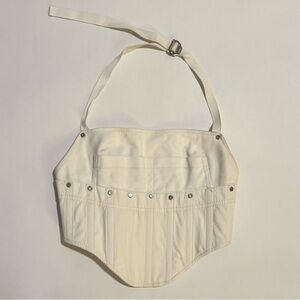 dion lee utility crop top